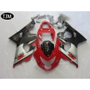 SUZUKI GSXR600/750 2004 2005 Red Black Silver Fairing Kit