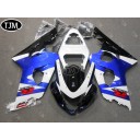 SUZUKI GSXR600/750 2004 2005 Blue White Black Fairing Kit