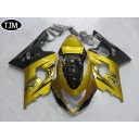 SUZUKI GSXR600/750 2004 2005 Black Gold Fairing Kit