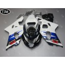 SUZUKI GSXR600/750 2004 2005 White Blue Fairing Kit
