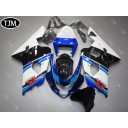 SUZUKI GSXR600/750 2004 2005 White Blue Fairing Kit