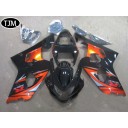 SUZUKI GSXR600/750 2004 2005 Burnt Orange Black Fairing Kit