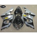 SUZUKI GSXR600/750 2004 2005 Black Silver Fairing Kit