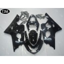 SUZUKI GSXR600/750 2004 2005 Solid Gloss Black Fairing Kit